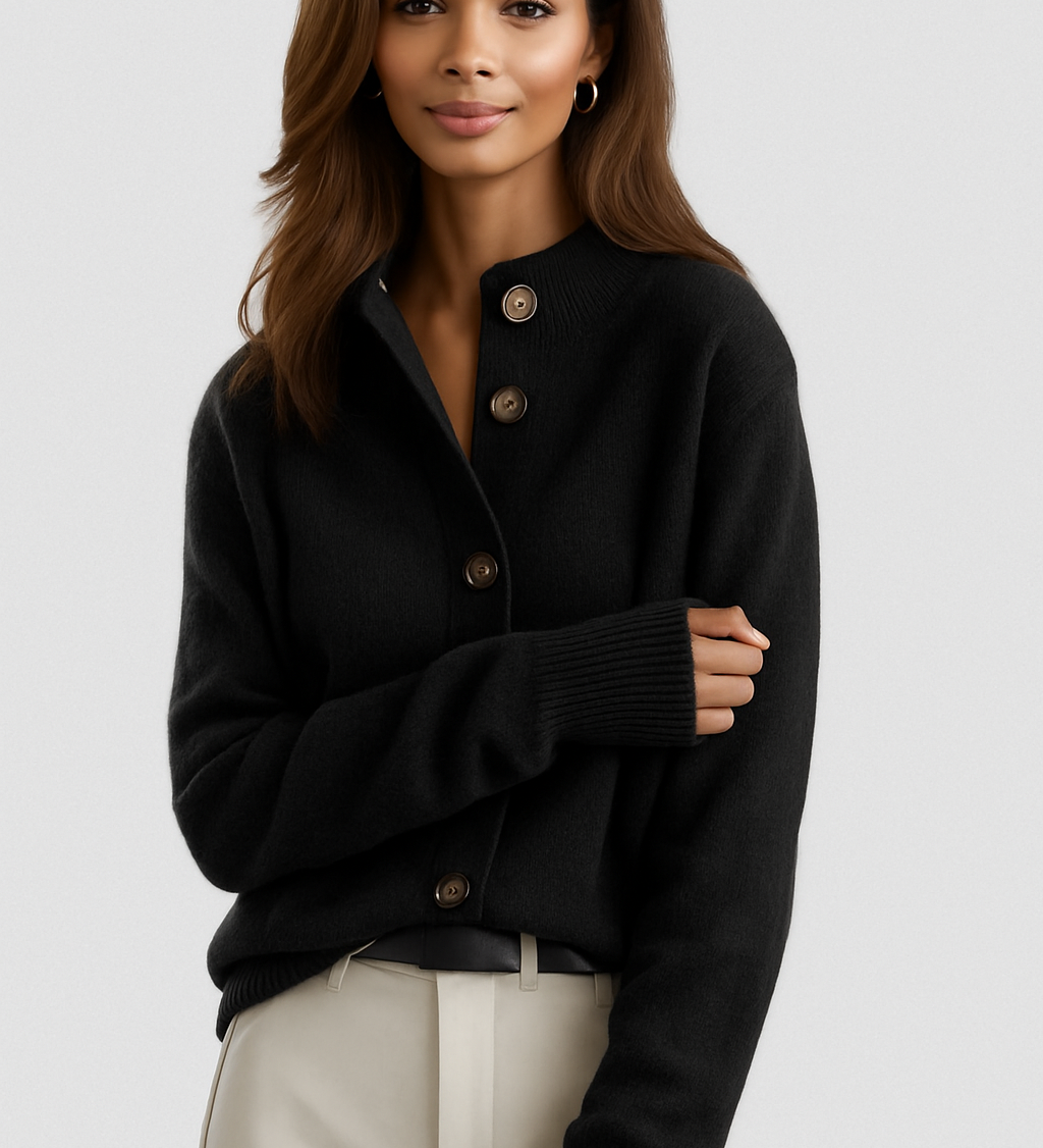 Women's Button Cardigan - Soft and Easy to Wear
