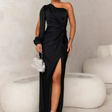 Riley | One-Shoulder Evening Dress