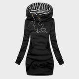Triin | Autumn Dress with Heart Pattern