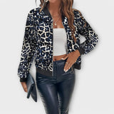 Raquel | Elegant Leopard Print Jacket