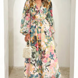 Celine | Women's Dress with Floral Pattern