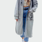 Anneli | Long Coat with Hood