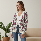Premium Long Women's Cardigan with V-Neck