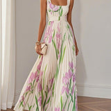 Yara | Pleated Maxi Dress