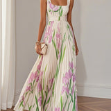 Yara | Pleated Maxi Dress