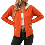 Women's zip cardigan with hood - Soft and sporty