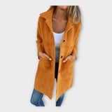 Kertu | Elegant Coat with Stylish Fastening