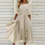 Puck | Elegant Midi Dress in Lace