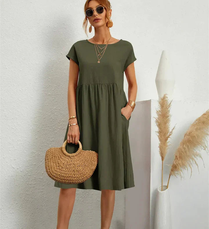 Sol | Elegant dress for festive occasions with summer lightness