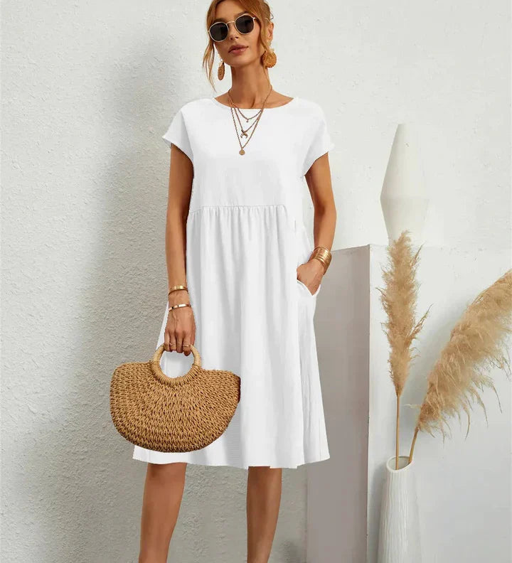 Sol | Elegant dress for festive occasions with summer lightness