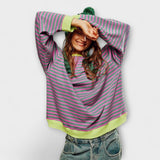 Maarja | Striped Oversized Jumper