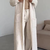 Long Colourful Knitted Cardigan for Women