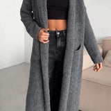 Long Colourful Knitted Cardigan for Women