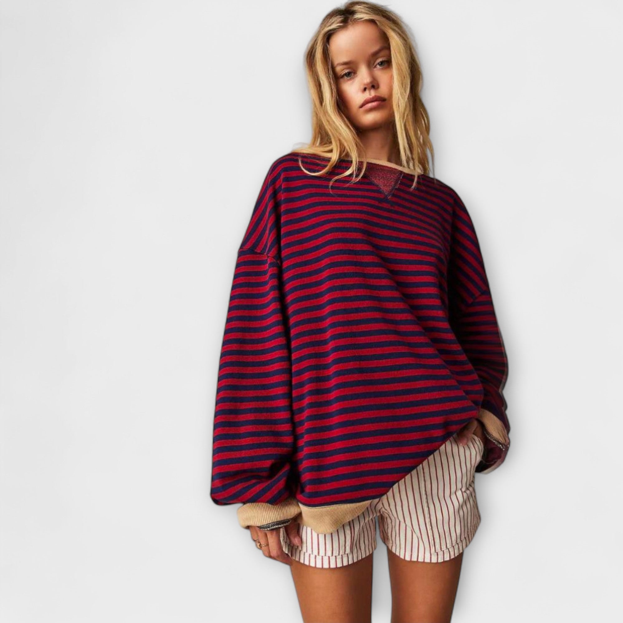 Maarja | Striped Oversized Jumper