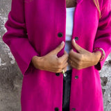 Casual Women's Hooded Button Cardigan - Comfort and Style