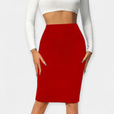 Marina | High-Waisted Office Skirt