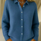 Rachele | Textured Cardigan with Buttons