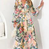 Celine | Women's Dress with Floral Pattern