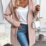 Long Women's Cardigan with Pockets - Stylish and Soft
