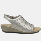 Hazel | Shimmering Elegant Metallic Platinum