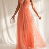 Geneva | Maxi Dress Coral Light