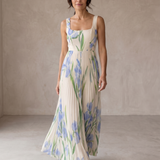 Oriah | Floral A-Line Maxi Dress