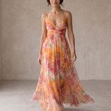 Giselle | Enchanting Maxi Dress with Floral Print
