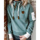 Elegant and Soft Women's Hooded Sweater – Thick and Comfortable Pullover