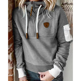 Elegant and Soft Women's Hooded Sweater – Thick and Comfortable Pullover