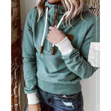 Elegant and Soft Women's Hooded Sweater – Thick and Comfortable Pullover