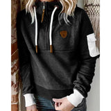 Elegant and Soft Women's Hooded Sweater – Thick and Comfortable Pullover