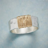 Gold Line™ Ring – Refined Silver