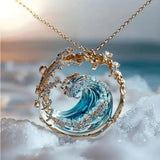 Necklace with "Ocean's Promise" Pendant