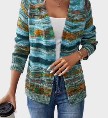 Maarika | Multicoloured Knitted Waistcoat