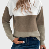 Linda | Elegant knitted high-neck jumper