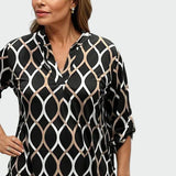 Serena | Casual long-sleeve blouse with elegant design