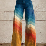 Léa - Elegant Retro Zigzag Trousers