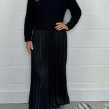Liza | Pullover and Pleated Dress Set