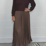 Liza | Pullover and Pleated Dress Set