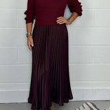 Liza | Pullover and Pleated Dress Set