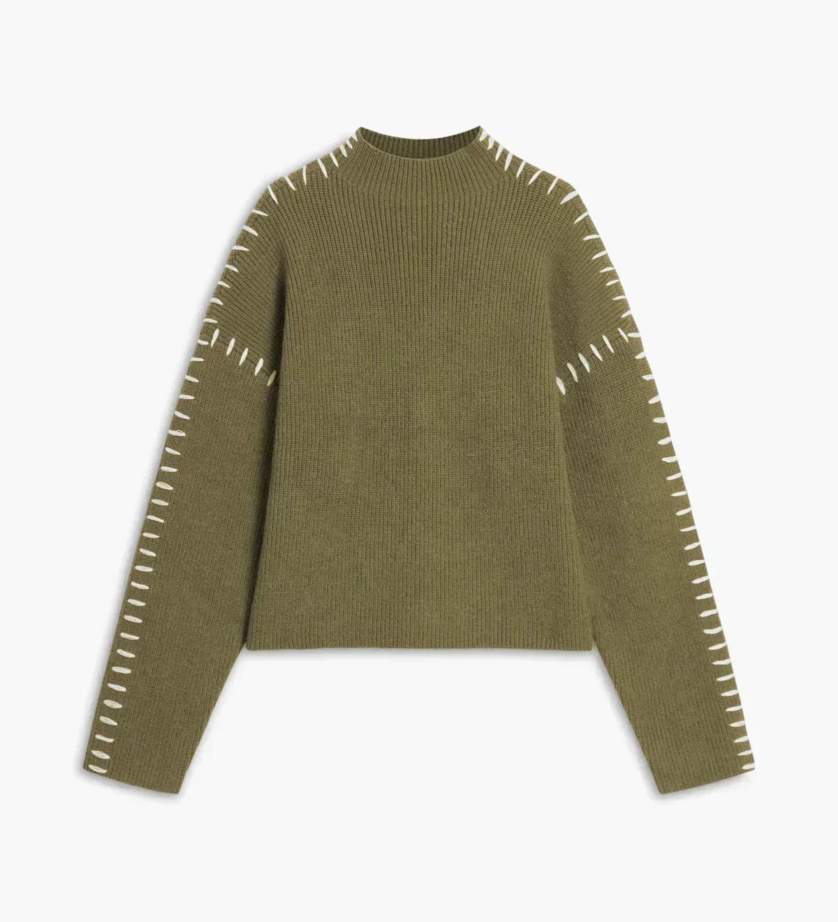 Women's mock neck knit sweater - Modern and soft