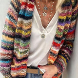 Women's Colourful Knitted Cardigan – Soft and Comfortable Casual Style