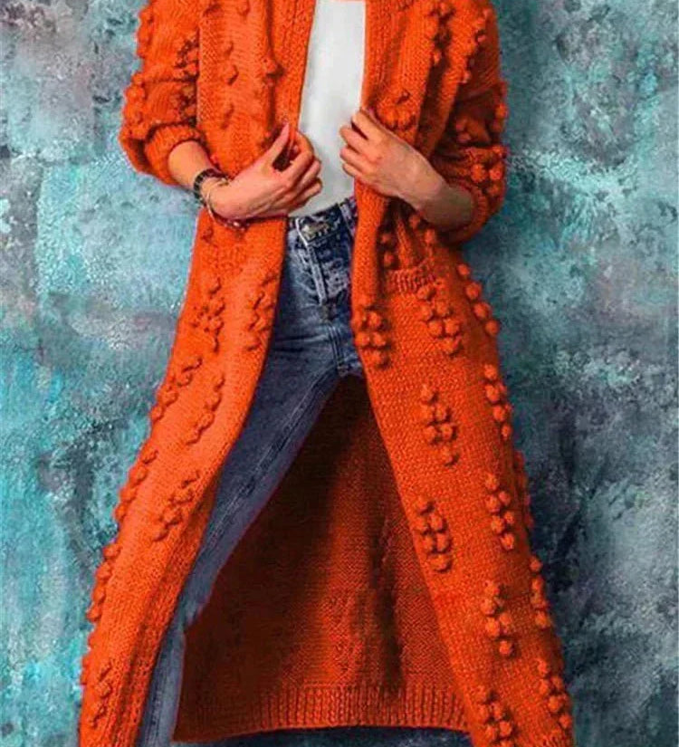 Long Women's Knitted Gilet