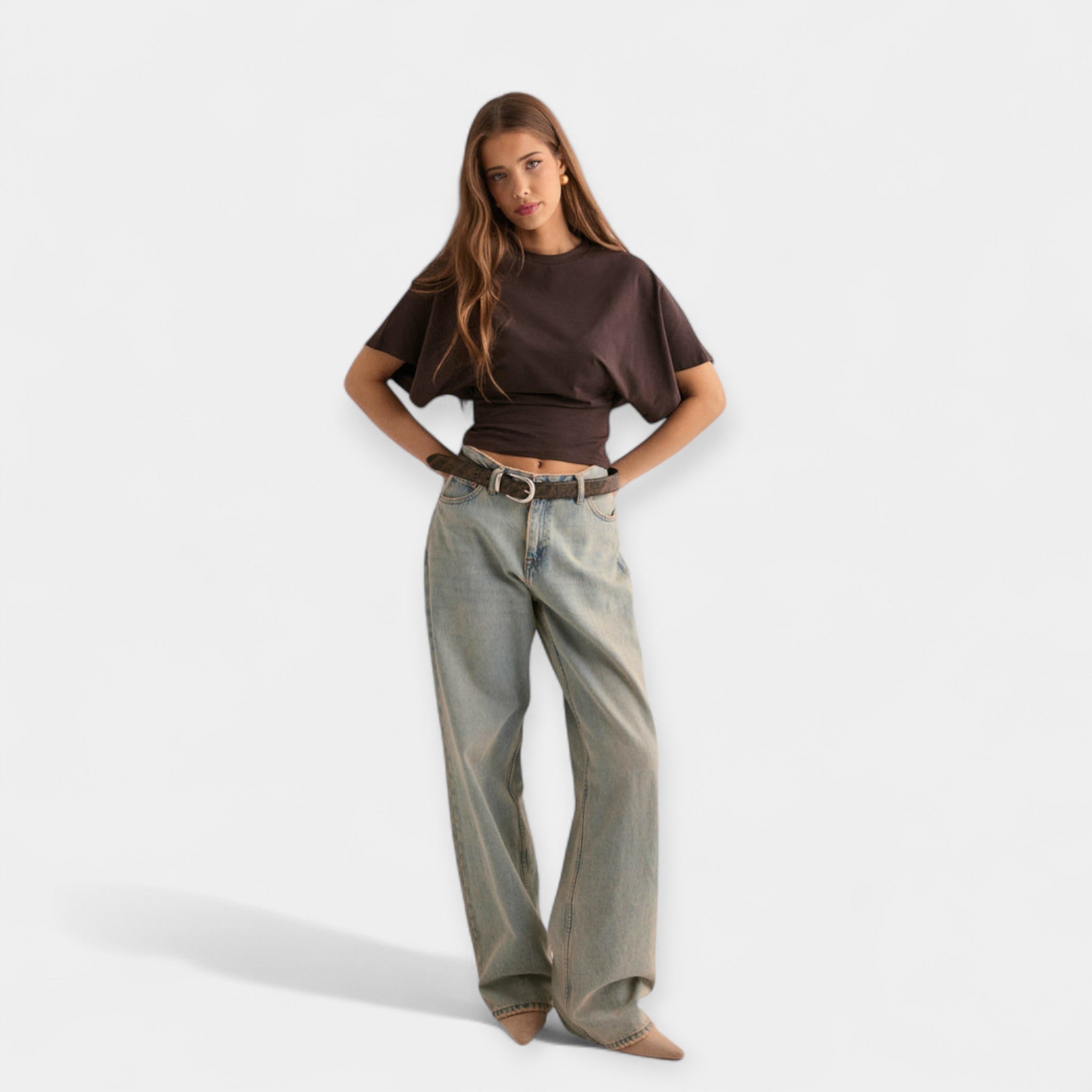 Sahara | Plus Size Top with Wide Sleeves