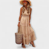Lola | Boho Lace Maxi Dress