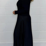 Liza | Pullover and Pleated Dress Set