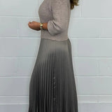 Liza | Pullover and Pleated Dress Set