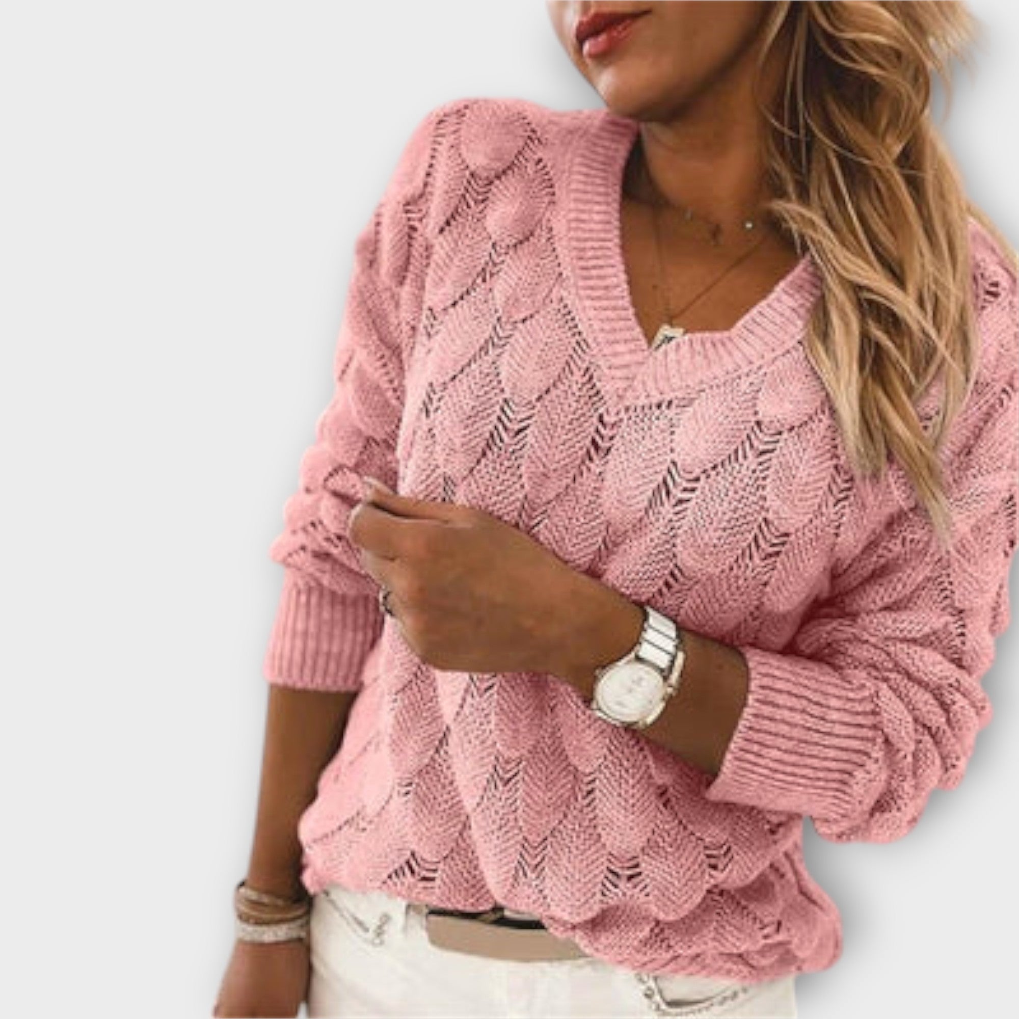 Riina | Noemier Sweater with V-Neck