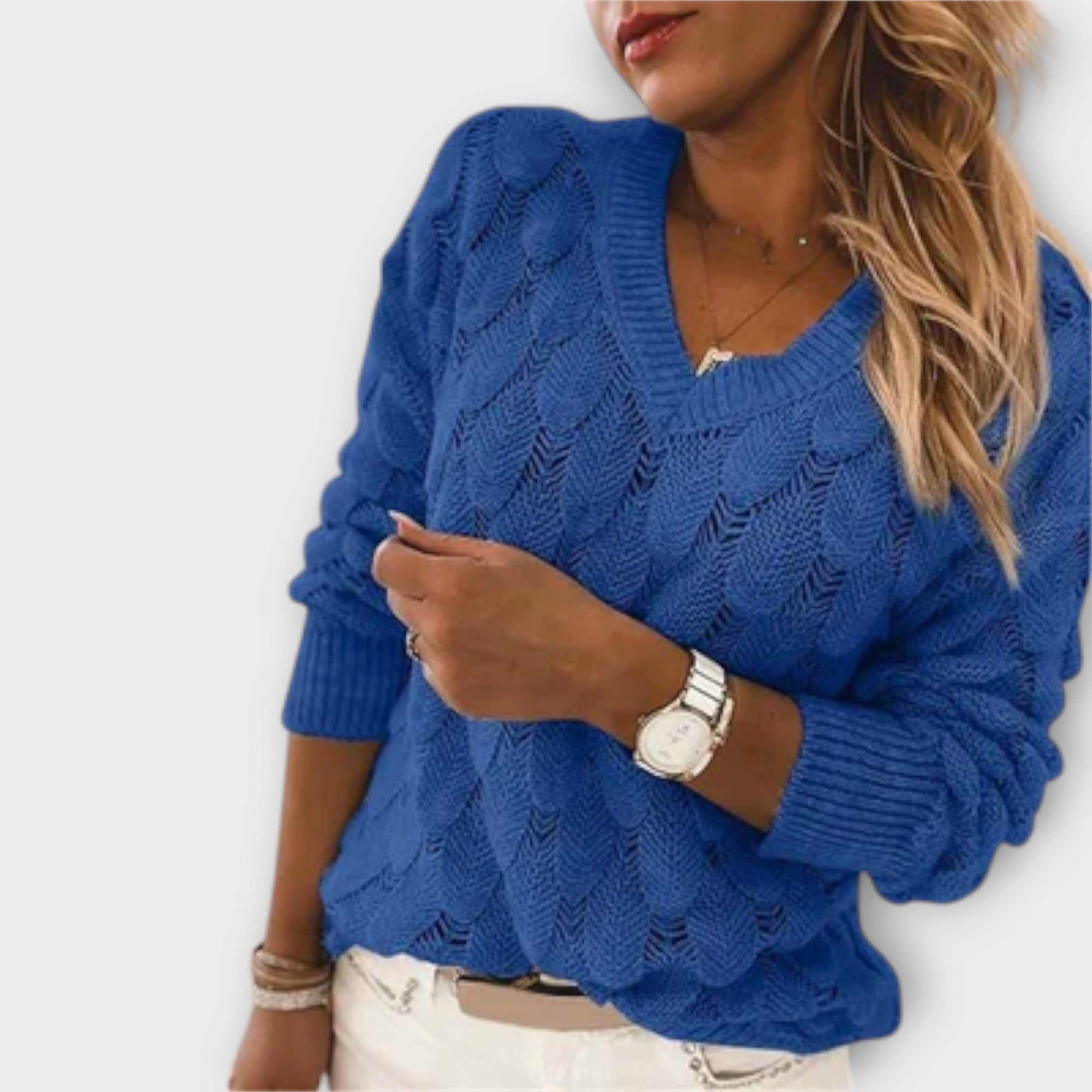 Riina | Noemier Sweater with V-Neck